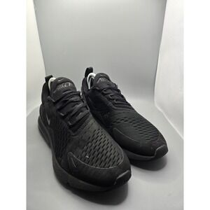 Nike Women's Air Max 270 Triple Black Sneakers  (AH6789-006) Size 10
